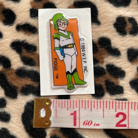 1984 VOLTRON Lion Force Vintage Puffy Sticker Cartoon Anime Robot 80s WEP Toy - Picture 14 of 17